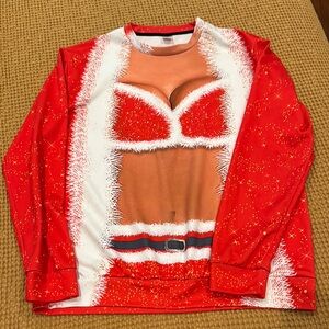 Festive Red Santa Sweater